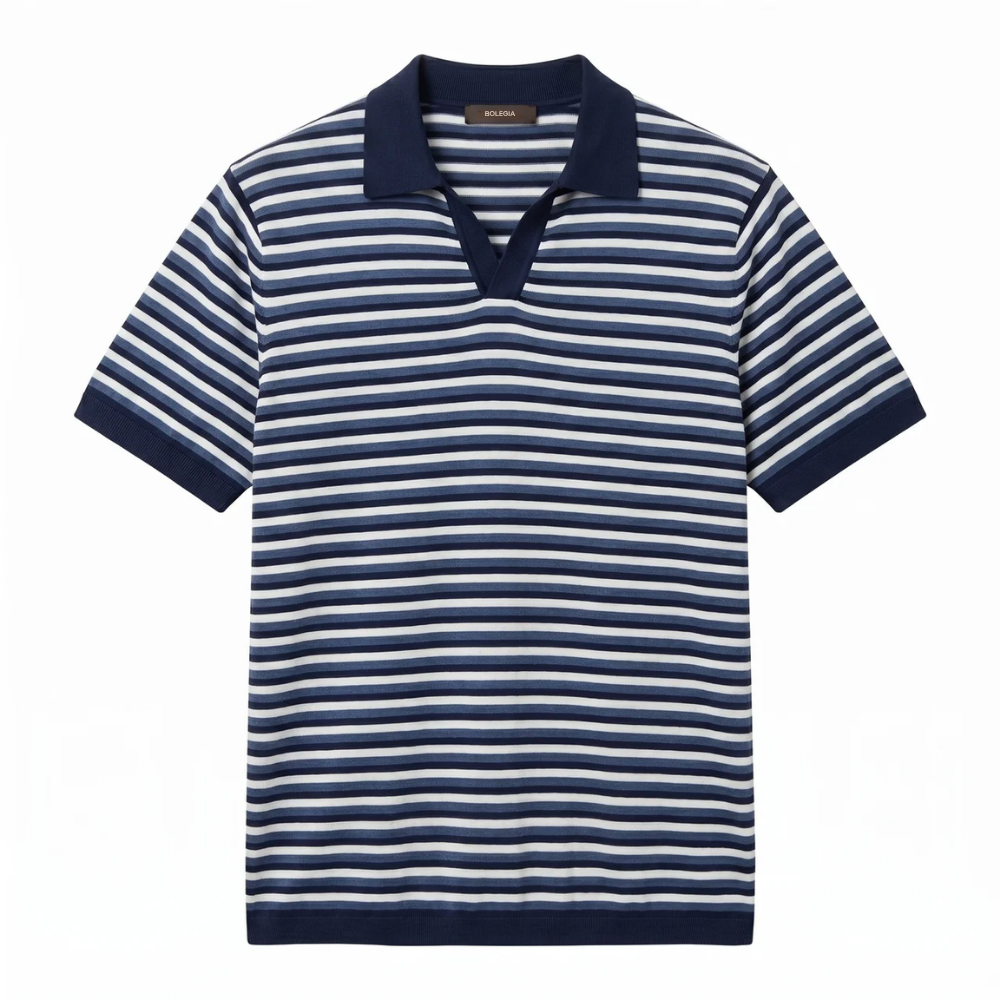 Striped polo