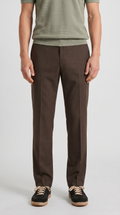 Relaxed fit pant brown