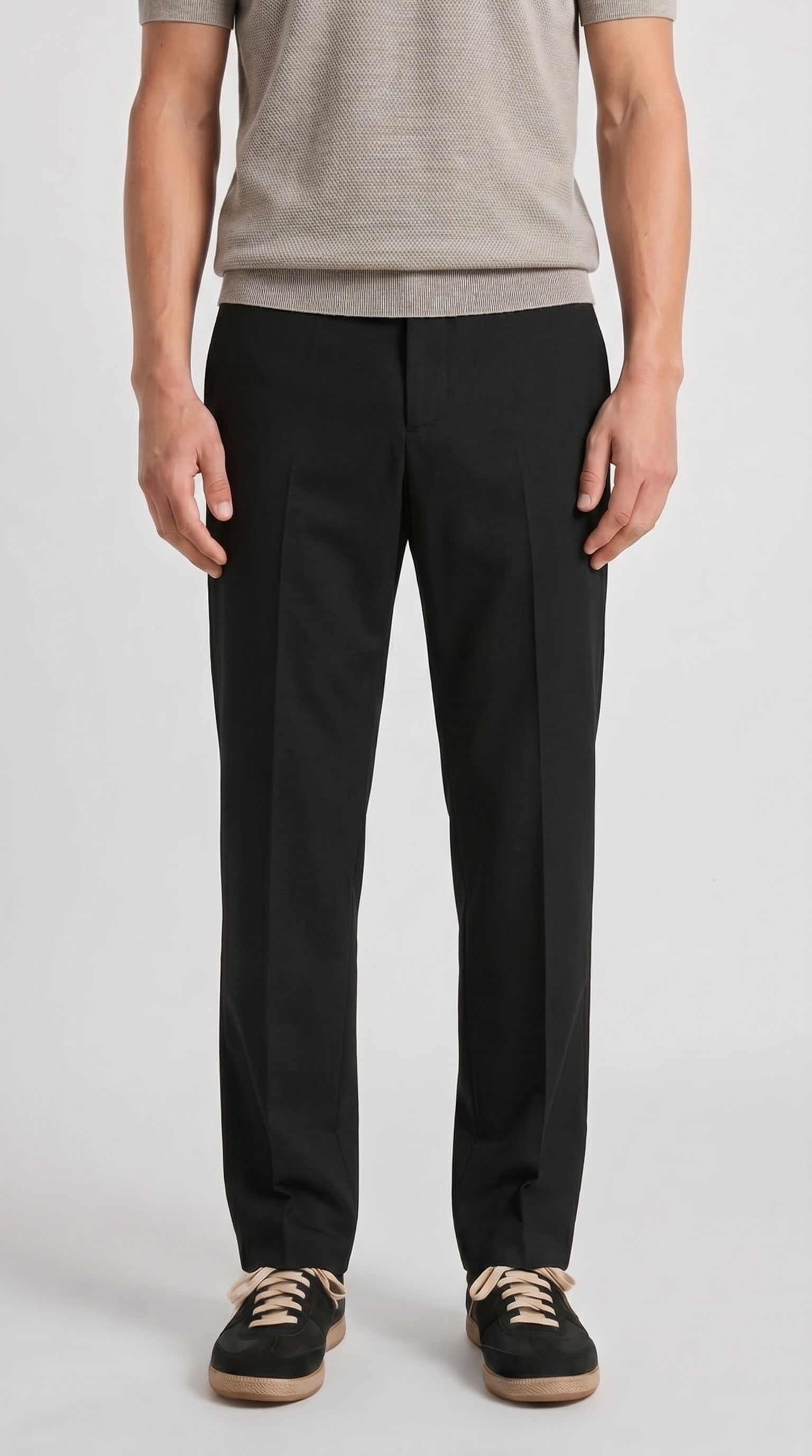 Relaxed fit pant black