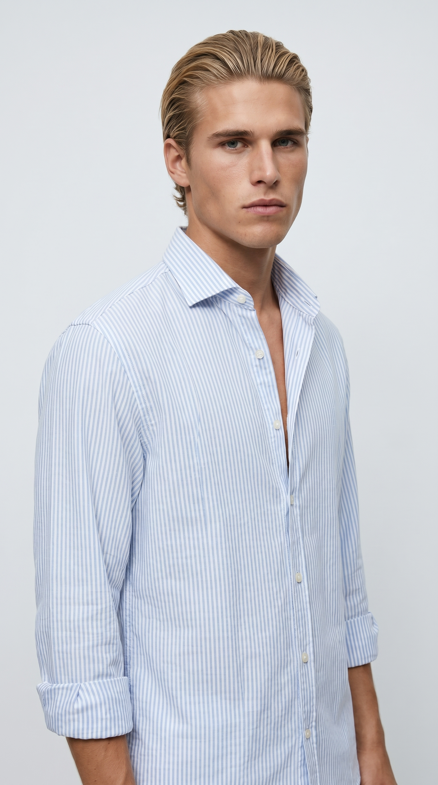 Linen striped shirt