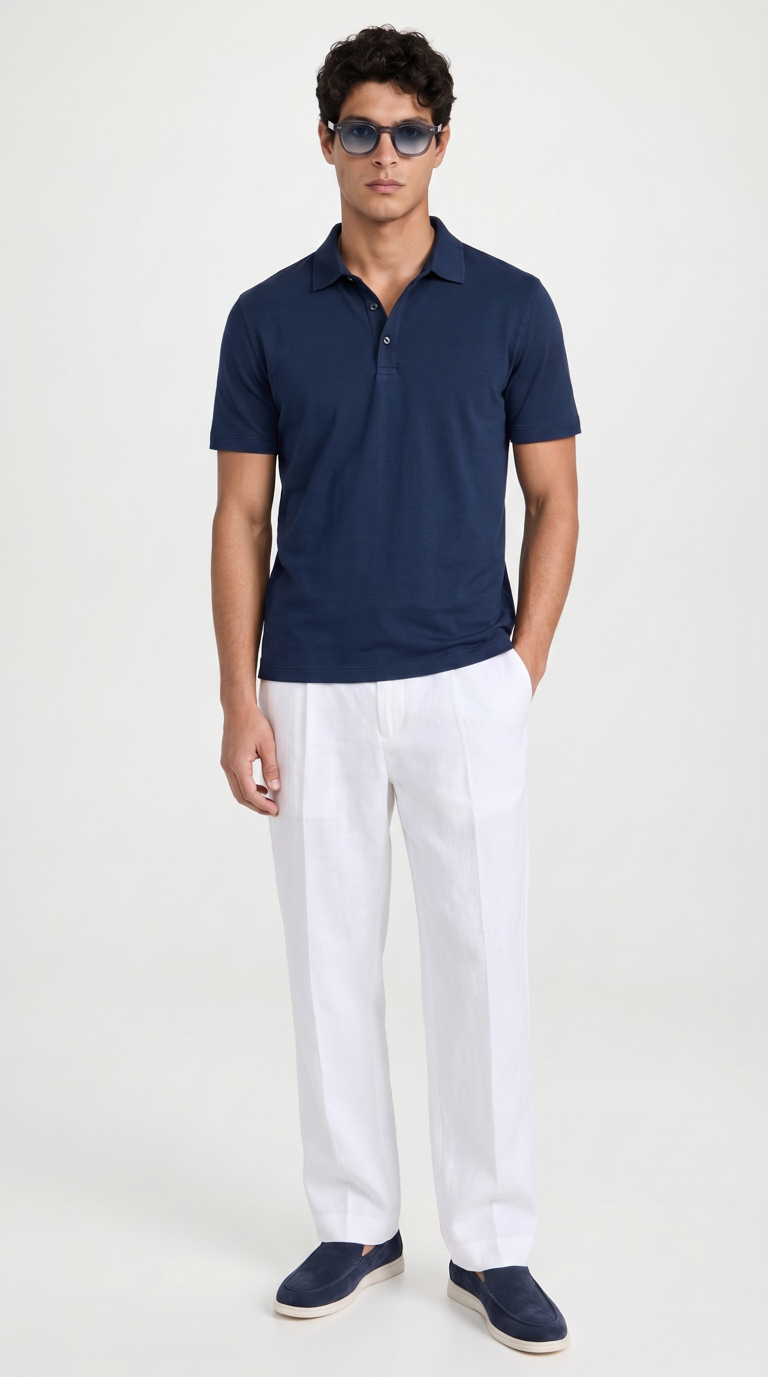 Linen pant white